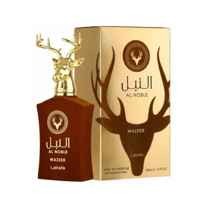 Perfume Al Noble Wazzer da Lattafa com notas doces e marcantes

